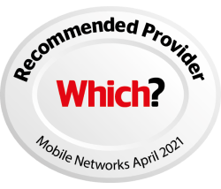 Recommended Provider - Mobile Networks April 2021